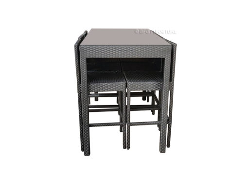 BFG-Ambrosia-Black-Dining-Set