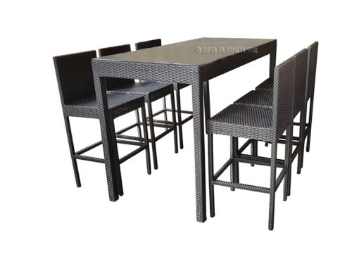 BFG-Ambrosia-Black-Dining-Set